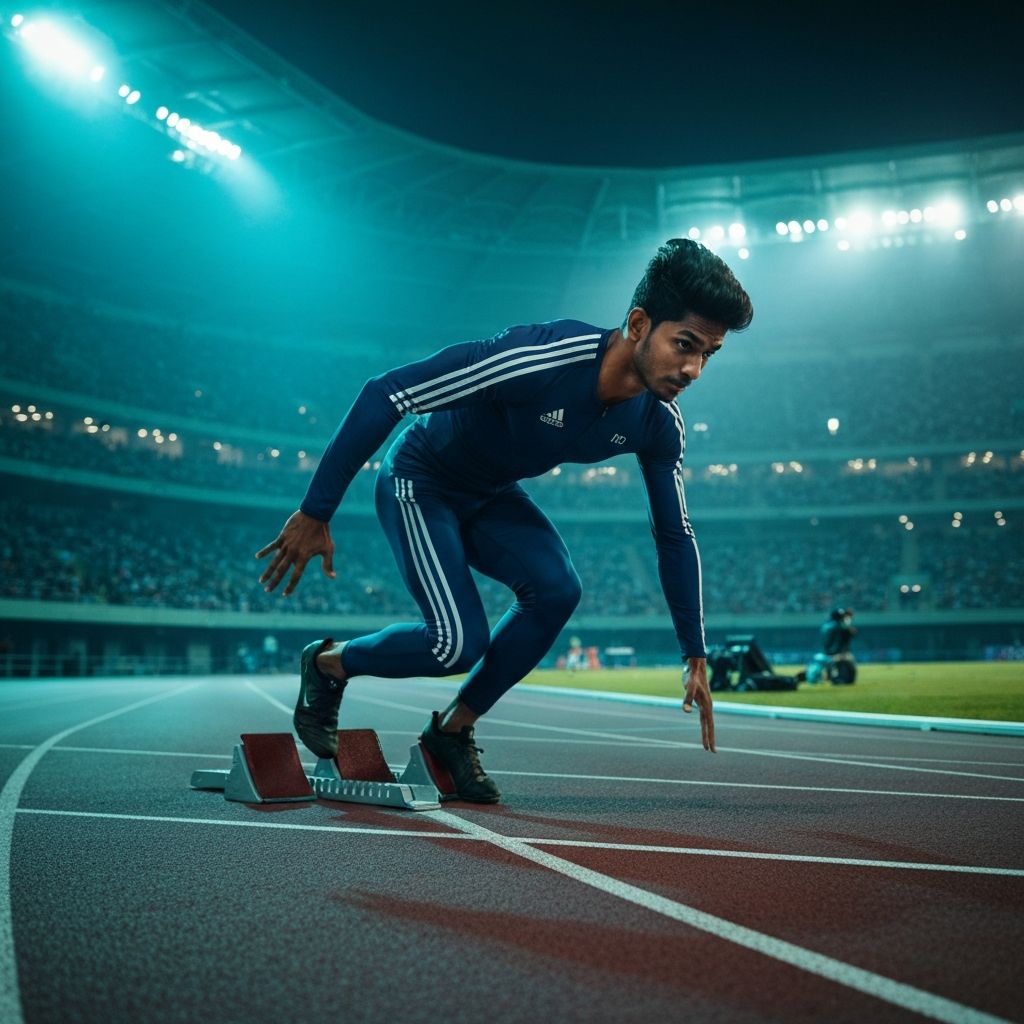 Athlete preparing for sports career guidance and scholarship planning with KickStartX